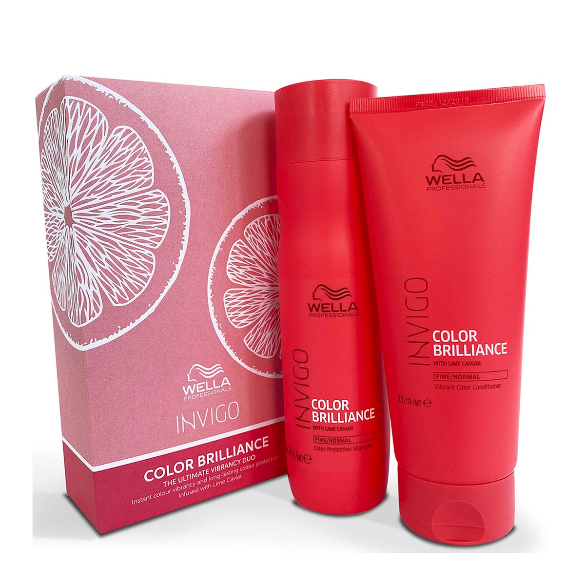 Wella Invigo Color Brilliance Duo Champu 1Un + Acondicionador 1U.